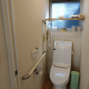 トイレ手すり取付